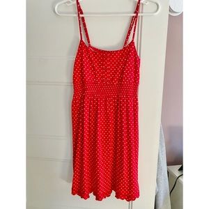 Forever 21 Red & White polka dot sundress